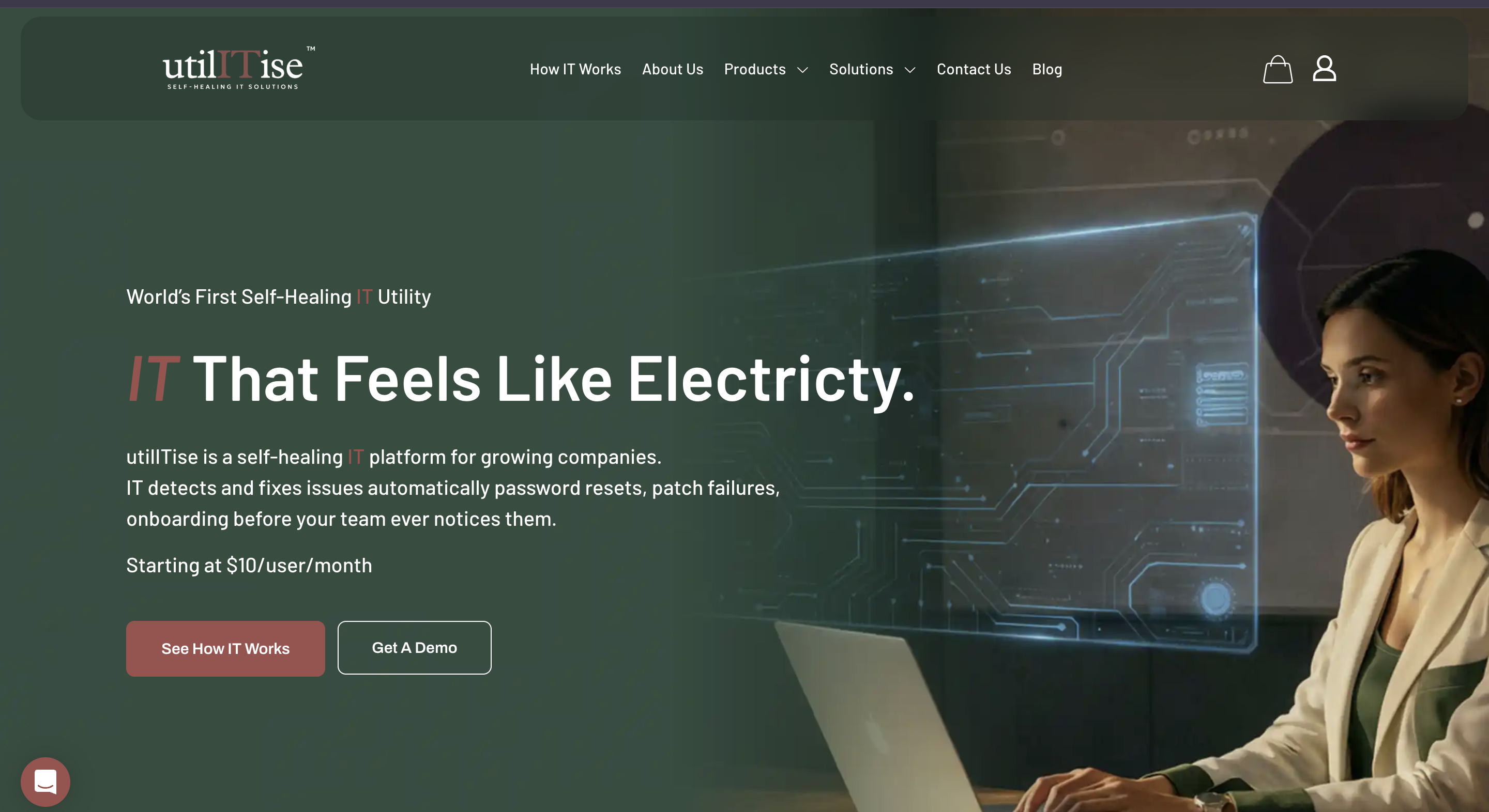 Utilitise AI Self-Healing IT Platform